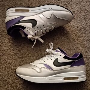 Nike Air Max 1 "DNA CH.1 PURPLE" 2020 Men's Size 7, AR3863 101 PRE-OWNED